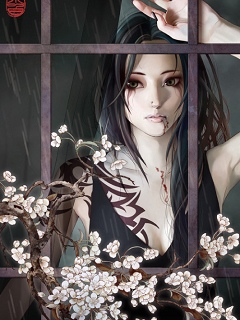 女插画师小白华丽女性插画作品 19796)