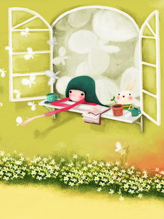 echi插画作品手机壁纸九 20023)