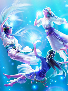 Kagaya奇幻梦幻插画-天使与仙境 20741)