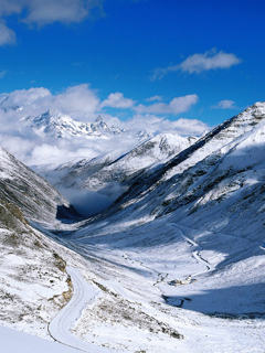美丽的雪山风景 20783)