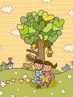 可爱儿童卡通插画图 21640)