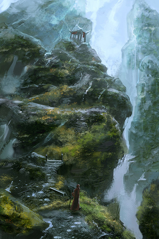 欧美风格水墨画 21719)
