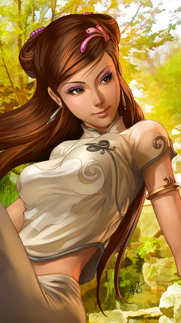 非常漂亮的游戏古装美女 22234)