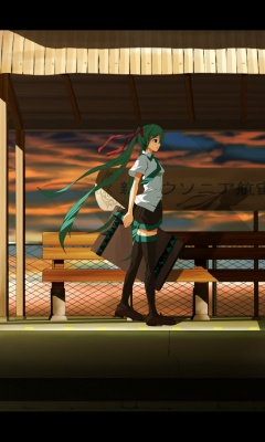 唯美动漫壁纸Vocaloid miku hatsune 22761)