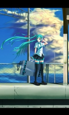 唯美动漫壁纸Vocaloid miku hatsune 22760)