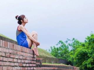 花一样的美少女果子户外写真全集 24182)