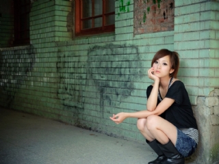 花一样的美少女果子户外写真全集 24187)
