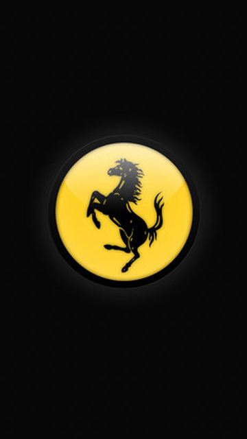 法拉利汽车LOGO360x640手机壁纸 24601)