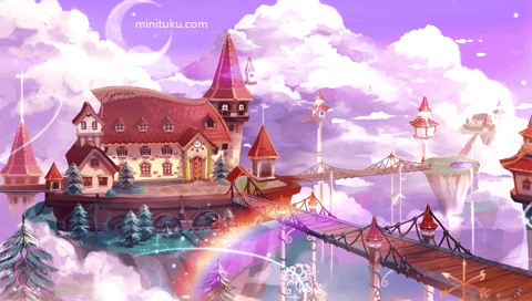 最具绿色概念的游戏《魔法飞球》唯美场景PSP壁纸 24806)