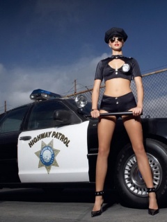 火辣性感的美国街头女警 24972)