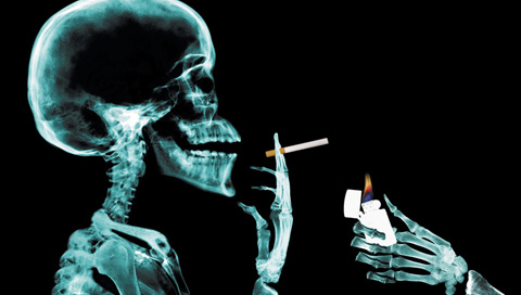 透视镜头下的人体骷髅PSP壁纸 25292)