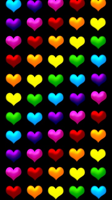 LoveYou和爱心手机图片 25801)