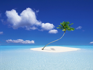 海滩海湾海岛美景手机图片 25950)