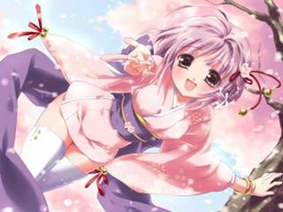 漂亮樱花美眉动漫手机壁纸 25964)
