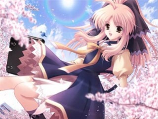 漂亮樱花美眉动漫手机壁纸 25967)
