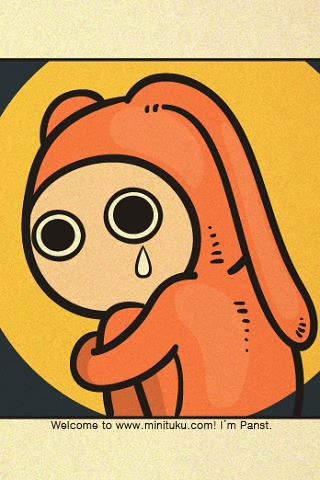 MSN表情头像潘斯特320x480手机壁纸 26005)