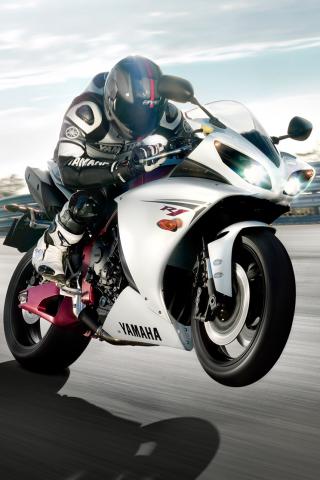 雅马哈yamaha R1跑车手机图片 26159)
