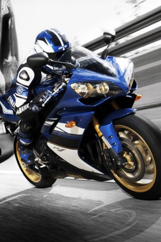 雅马哈yamaha R1跑车手机图片 26160)