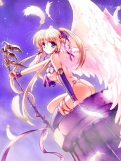 动漫天使美眉手机壁纸 26173)