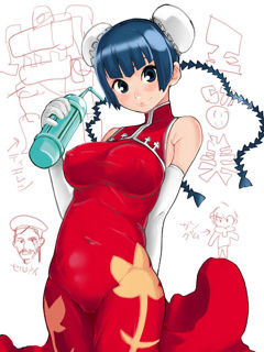 中国特色的动漫美女手机壁纸下载 26352)