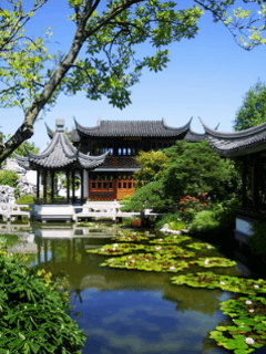 中国独特园林凉亭古景手机壁纸下载 26354)