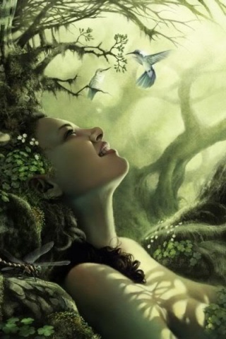 梦幻天使手机壁纸下载 26374)