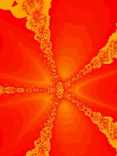 橘色的240x320手机壁纸 26744)
