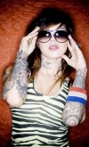 美女纹身师Kat Von D纹身秀
