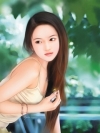 素雅插画美女