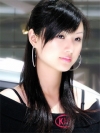 忒清纯的汽车模特美女