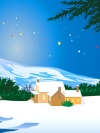 冬日白雪卡通壁纸