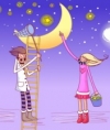 爱情男女卡通画love is...