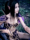 暗夜精灵CosPlay紫怡mm