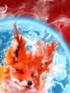 火红的firefox标志壁纸