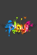 英文Play漂亮设计图