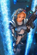 3D游戏绘画-美女女狙击手