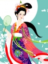 中秋嫦娥送月饼送祝福
