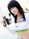 韩国清纯美女车模李智友