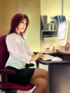 唯美漂亮的人物插画